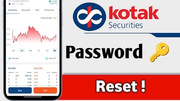 Kotak Neo Password Reset