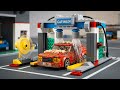 LEGO Car Wash Station – Watch These Cars Get Super Clean!