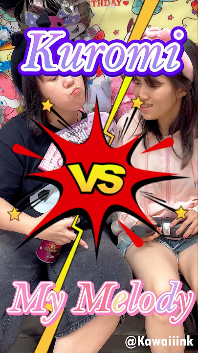 Kuromi VS My Melody, who will win?,✨🤩#sanrio #shorts