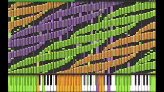 [Black MIDI] Synthesia - Shanghai Teahouse 3.1 Million Notes chords