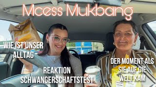 Mcess Mukbang - Unser Alltag, Reaktion Schwangerschaftstest & Much More