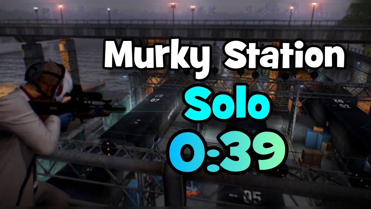 [WR] Payday 2 Murky Station Solo Speedrun 