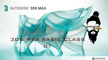 3ds max basic class 1: Basic tutorial using standard primitives and user interface by Designer baba.