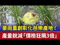 豪雨重創彰化芭樂產地！ 產量銳減「價格狂飆3倍」