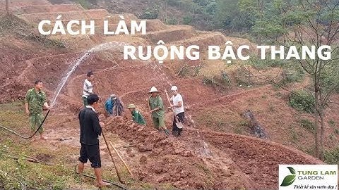 ✅Thào Nhà Tông làm ruộng bậc thang ở Mai Chau Avana Retreat/Cách làm Ruộng bậc thang đẹp