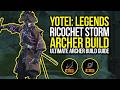BEST ACHER BUILD IN YOTEI LEGENDS! Ultimate Archer Build Guide (Ricochet Storm)