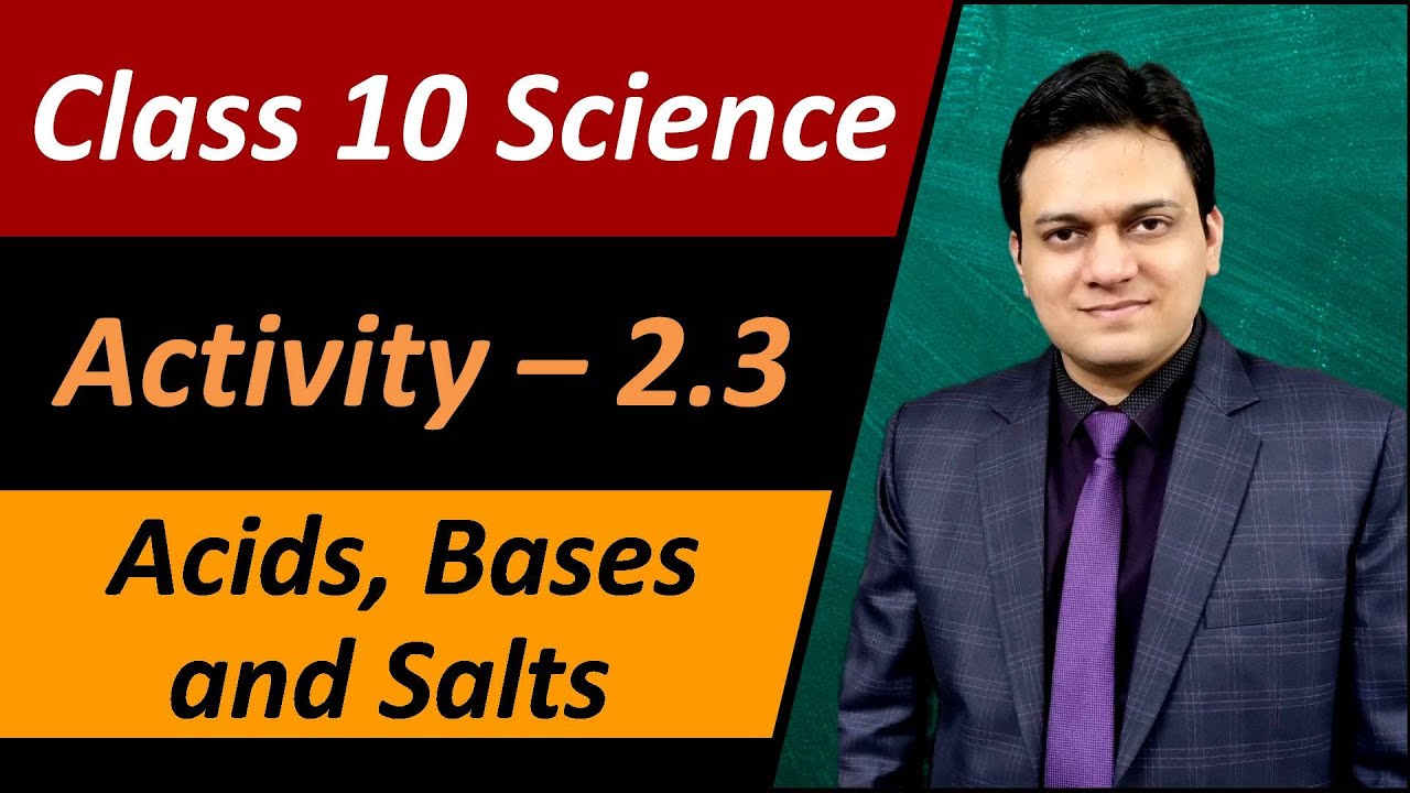 Activity 2.3 Class 10 Science Chapter 2 Acids Bases and Salts