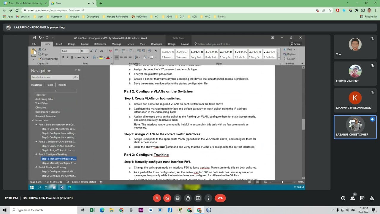 ACN Practical Week 5 (15.2.2022)