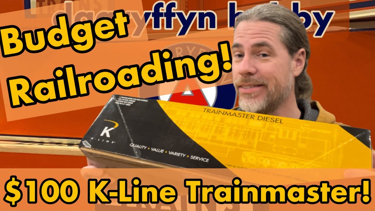Budget Railroading: K-Line Virginian Trainmaster with TMCC!
