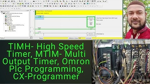TIMH-High Speed Timer, MTIM-Multi-Output Timer, Omron Plc Programming, CX-Programmer