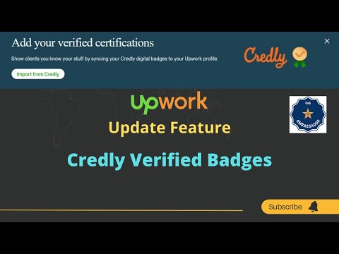 Upwork Update Feature || How to add Credly Verified Badge on Upwork Profile || #Credlybadge