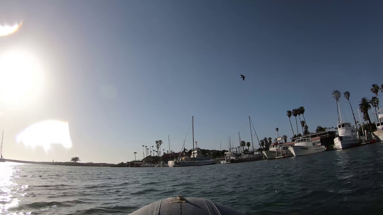 Ventura Harbor and Ventura Keys Dinghy Cruise in 4K April 28, 2018