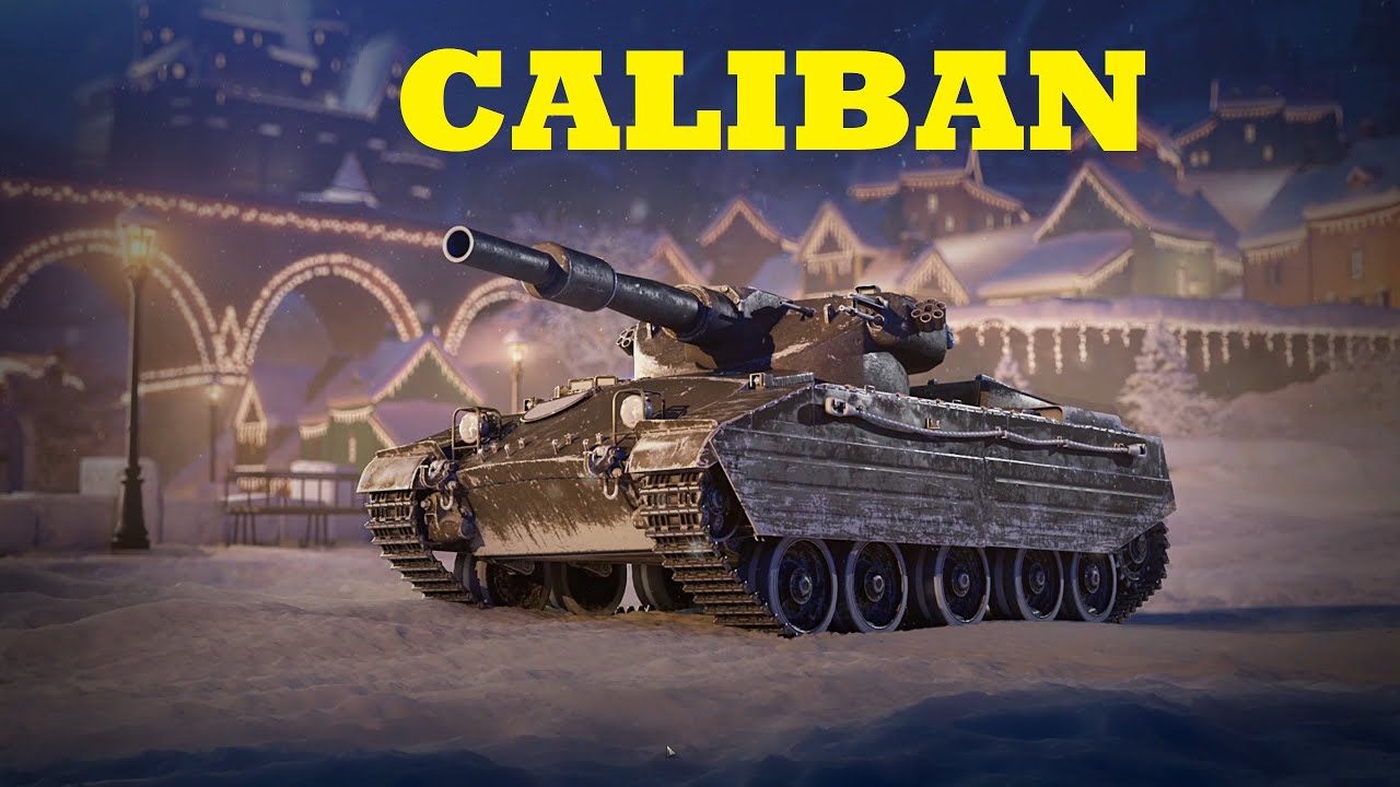 Wot caliban. Калибан танк ворлд оф танк. Caliban танк блиц. Новогодние танки Caliban. Caliban танк в реальной жизни.