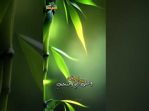 وصلاة الله ربي كلما طلع الشمس نهارا وأفل ﷺ لامية ابن الوردي