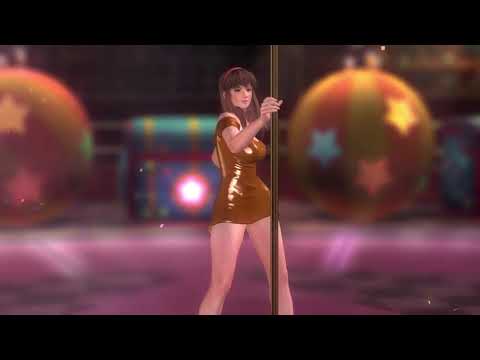 Hot Hitomi In A Sexy Dress Pole Dancing