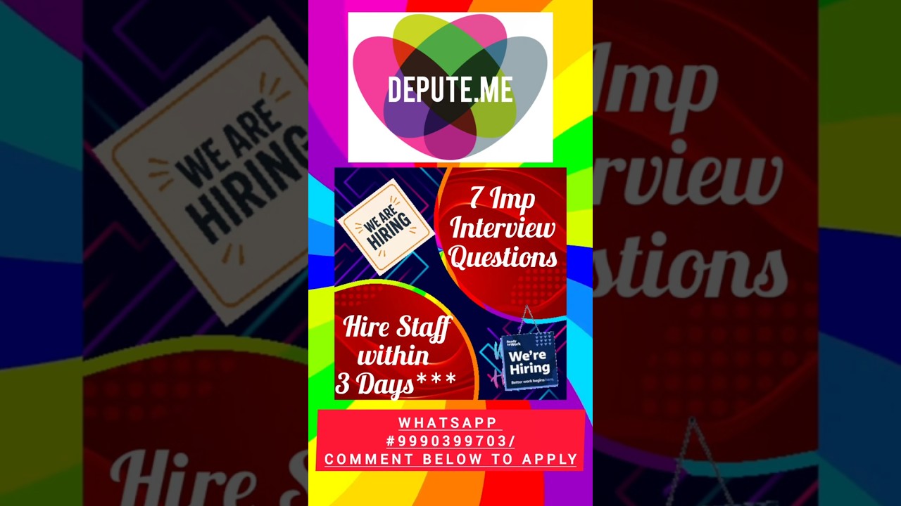 @HireStaff: Interview Most Important 7 Questions 