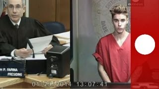Video Justin Bieber In Court After Drunk Driving Arrest, Bailed Out For 2,500