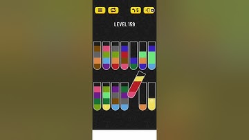 2022! Water Sort Level 159 Walkthrough Solution Android/iOS
