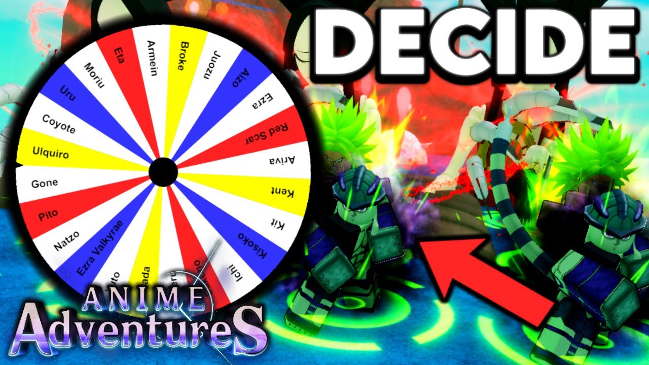 Spinning a Wheel to Decide which ANIME POWER we Get in Roblox! 