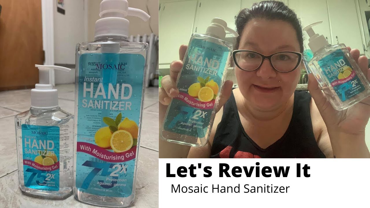 Hand Sanitizer Review Mosaic Hand Sanitizer YouTube