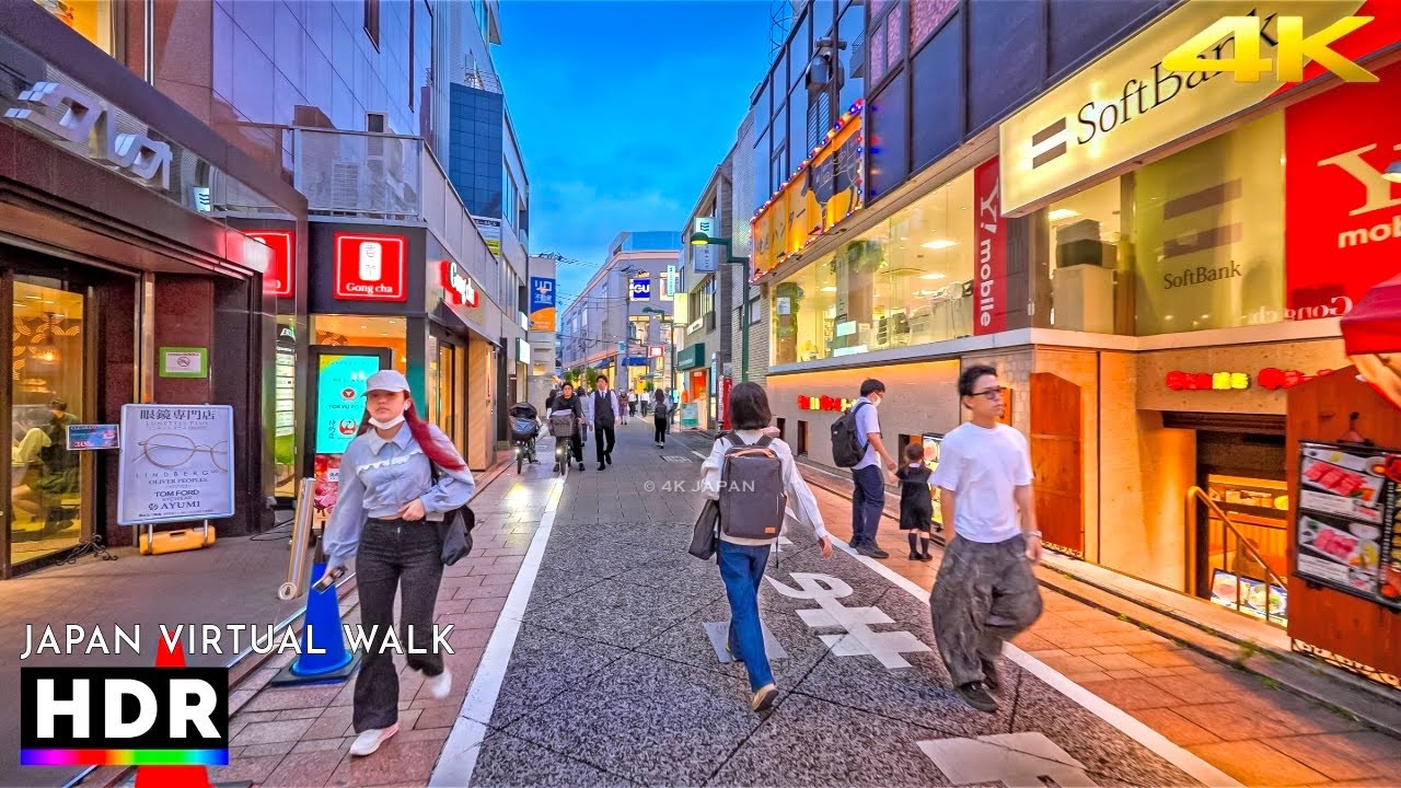 Tokyo Japan: Relaxing Summer Evening Walk in Jiyugaoka • 4K 60fps HDR