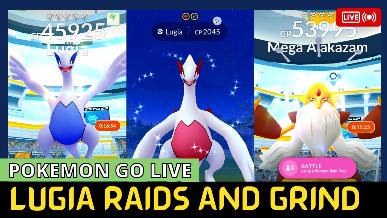 🟢 Lugia Raids And Casual Grind Pokemon GO YouTube