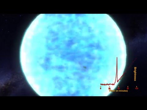 Caught for the First Time - The Early Flash of an Exploding Star / Впервые зафиксирован взрыв звезды