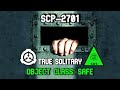 SCP-2701 True Solitary Confinement | object class safe | Building / Extradimensional scp