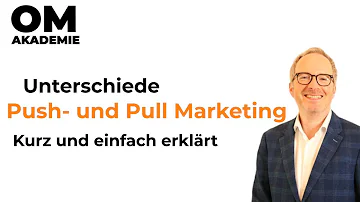 Was ist der Unterschied zwischen Pull und Push Marketing?