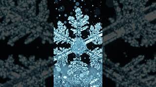 The Secret Symmetry of Winter ❄️✨ #asmr #shorts #crystals