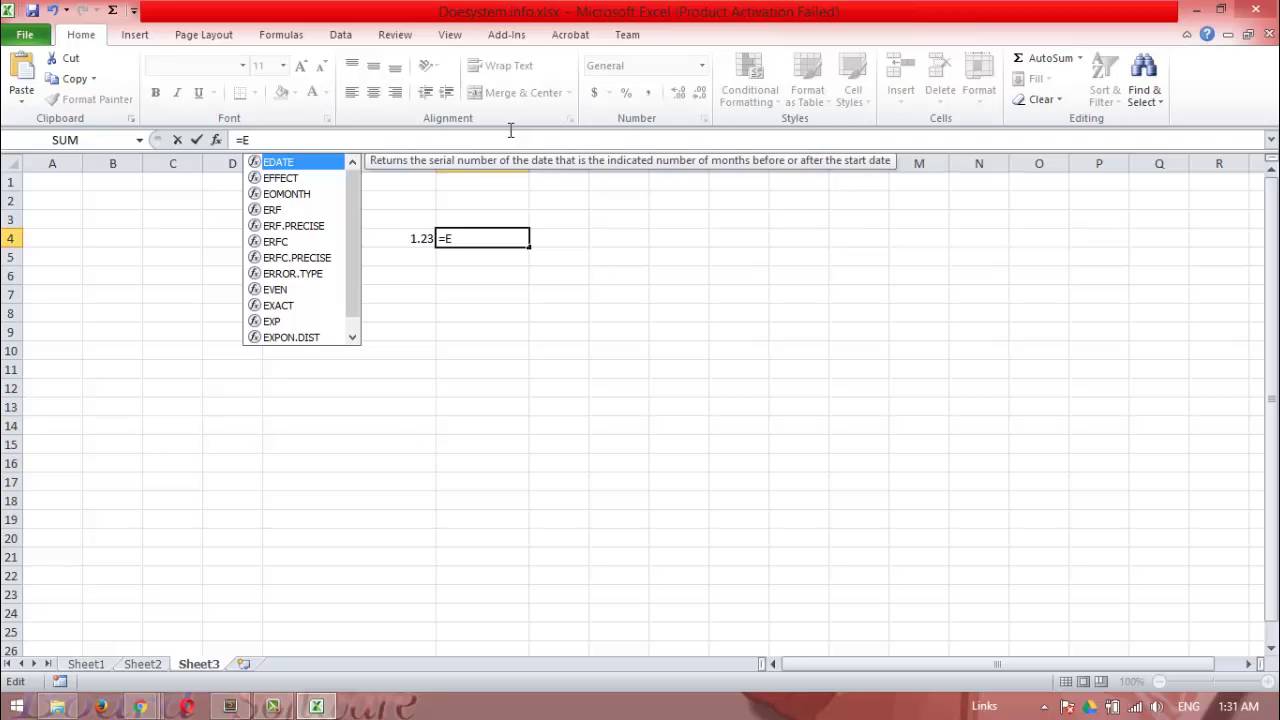 การปรับแต่งค่าทศนิยมใน Excel