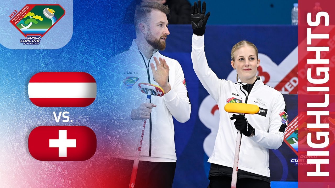 Austria v Switzerland - Round robin - World Mixed Doubles Curling Championship 2023