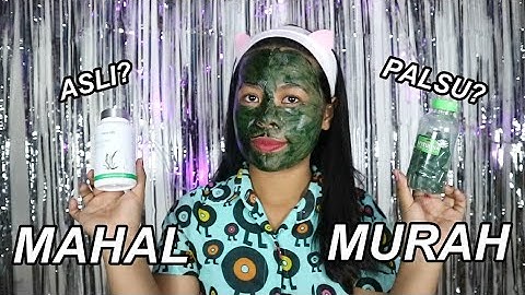 Apakah masker spirulina asli berbau amis?