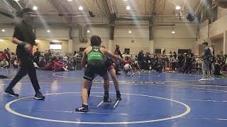 Brody's 3rd  match at Texas Folkstyle State 2.22.25 in Bryan, TX