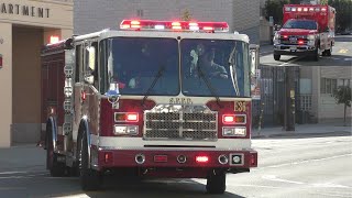 San Francisco Fire Dept. Engine 36 & Medic 510 Responding