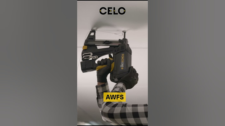 Hang Anything Fast: AWFS & CELO Gas Nailers FORCE ONE+ #celofixings #tools #constructiontools