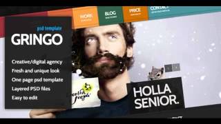 Preview Gringo PSD Template Creative Creative - PSD Templates