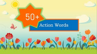 Action Verbs using Animation | Action Words for kids | Doing words | Kids Vocabulary