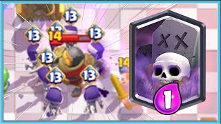 😎 1 ELIXIR GRAVEYARD SO STRONG AND FUNNY / Clash Royale