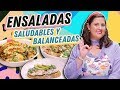 3 Ensaladas saludables y balanceadas