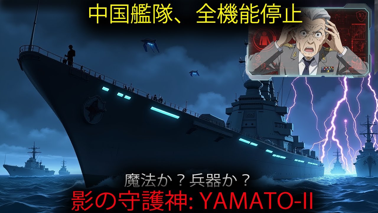【海外の反応】2035年、日本封鎖。「老人ホームだ」と嘲笑う世界艦隊の前に、ステルス戦艦『大和II』が現れた結果…なぜ世界は沈黙したのか？【軍事シミュレーション】