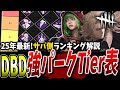 【DBD】最強サバイバーパークtierランキング25年1月（150パーク中上位20パーク）【DeadbyDaylight】