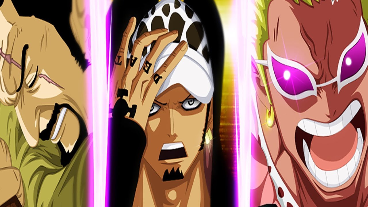 One Piece『AMV』Fujitora VS Trafalgar Law VS Doflamingo 【HD】 YouTube