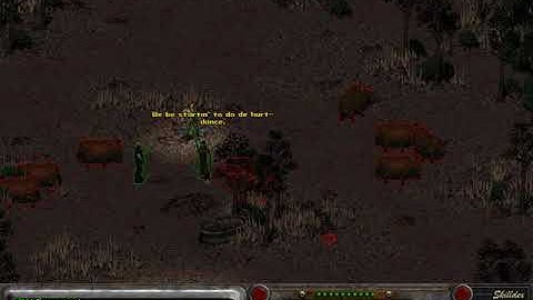 Fallout 2: Saving the Brahmin of a wolf attack (Modoc)