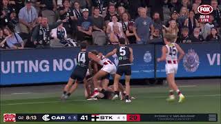 Harry Dean & Nasiah Wanganeen - Milera In Fiery Exchange - Afl Round 8 2026 - Carlton Vs Saints