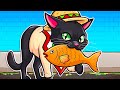 Me convert en un gato  silviogamer en little kitty big city 