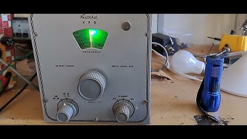 Demonstration of the Heathkit VF-1 VFO