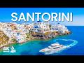Santorini Greece 4K 🇬🇷 | Iconic Blue Domes & Deep House Chill Music