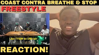 They TOO GOOD!! Coast Contra - Breathe and Stop Freestyle REACTION