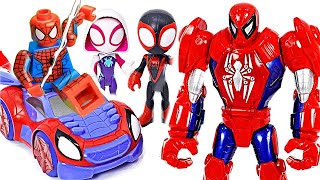 Spider-man vs Venom x Carnage Escape Prison Break In Spider-verse